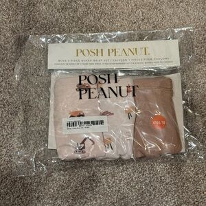 Posh Peanut Boys Dalton Boxer Brief Set construction brand new size 4-5